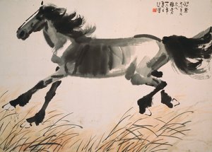 Galoppierendes Pferd