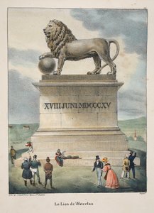 Der Löwe von Waterloo, ca. 1895