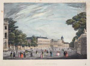 Der Königspalast in Brüssel, ca. 1895 von Belgian School