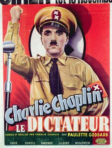 Plakat, das Charlie Chaplins 