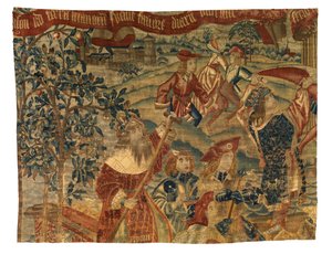 Wandteppich, Jason auf der Suche nach dem Goldenen Vlies, möglicherweise aus Tournai, ca. 1510 von Belgian School