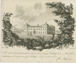 Sandwell Park - Halle: Kupferstich, nd [ca. 1770]