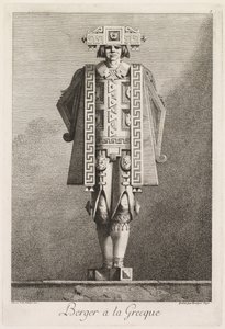 Maskerade à la Grecque: Schäfer à la Grecque (Tafel 5)