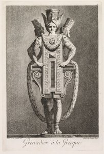 Maskerade à la Grecque: Grenadier à la Grecque (Tafel 3)