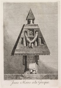 Maskerade à la Grecque: Junger Mönch à la Grecque Tafel 9, 1771
