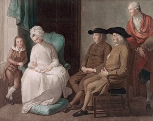 Herr West und Familie von G.S und J.G Facius, gedruckt in London von John Boydell von Benjamin (after) West