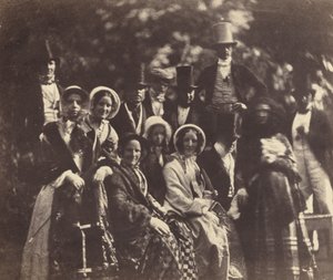 Hochzeitsgruppe, ca. 1852 oder 1853 von Benjamin Brecknell Turner