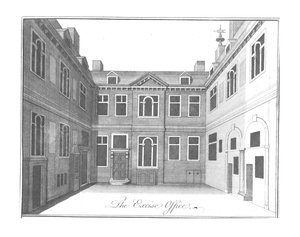 Das Steueramt, ca. 1756 von Benjamin Cole
