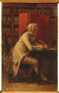 Porträt des Naturforschers Georges-Louis Leclerc, Comte de Buffon von Benjamin Eugene Fichel