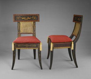 Paar Seitenstühle, ca. 1808