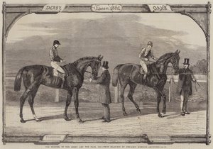 Die Gewinner des Derbys und der Oaks, 1860 von Benjamin Herring