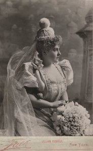 Porträt von Lillian Russel von Benjamin J. Falk