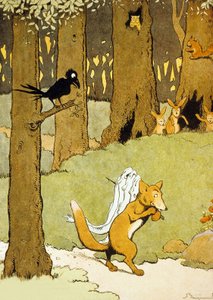 Renard und die Aale, Illustration aus 
