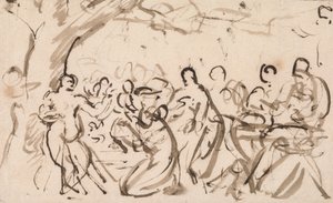 Kompositionsstudie von Benjamin Robert Haydon