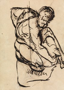 Figurenstudie eines nackten Mannes von Benjamin Robert Haydon