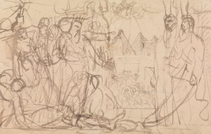 Pharao und Moses von Benjamin Robert Haydon