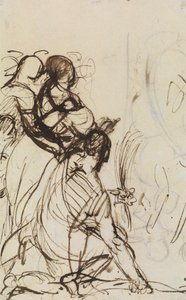 Studie für, Christi Einzug in Jerusalem von Benjamin Robert Haydon
