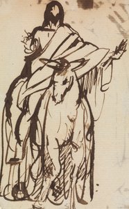 Studie für, Christi Einzug in Jerusalem von Benjamin Robert Haydon