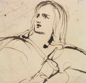 Studie für, Christi Einzug in Jerusalem
