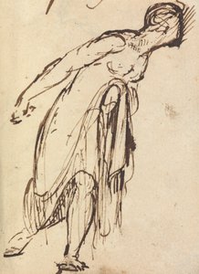 Studie einer sich lehnenden Figur von Benjamin Robert Haydon
