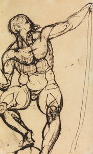 Studie eines männlichen Aktes von Benjamin Robert Haydon