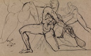 Studie eines männlichen Aktes von Benjamin Robert Haydon
