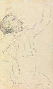 Studie eines sitzenden Mannes