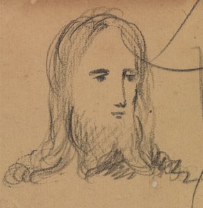 Studie des Gesichts von Jesus von Benjamin Robert Haydon