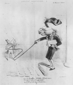 Karikatur von Adolphe Adam (1803-56), aus Pantheon Charivarique von Benjamin Roubaud