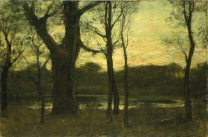 Ein Teich im Wald, spätes 19. Jahrhundert von Benjamin Rutherford Fitz