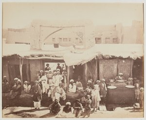 Straßenszene, Kandahar von Benjamin Simpson
