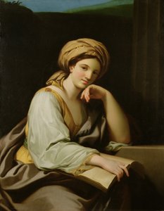 Eine Sibylle mit einem Buch, nach einem Gemälde von Raphael Mengs, ca. 1761