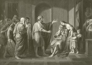 Verbannung von Cleombrotus von Benjamin West