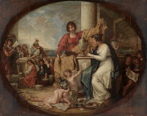 Britische Manufaktur, eine Skizze, 1791 von Benjamin West