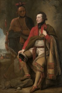 Colonel Guy Johnson und Karonghyontye (Captain David Hill) von Benjamin West