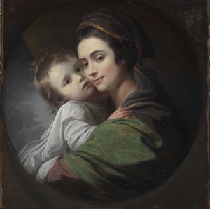 Elizabeth Shewell West und ihr Sohn Raphael