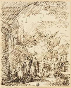 Figuren in der Landschaft von Benjamin West