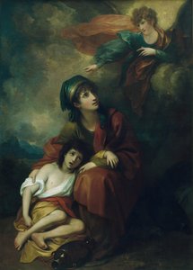 Hagar und Ismael, 1776, überarbeitet 1803