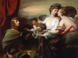 Helena nach Paris gebracht von Benjamin West