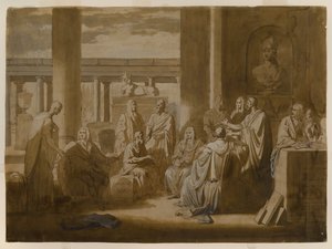 Erkenne dich selbst, 1768 von Benjamin West
