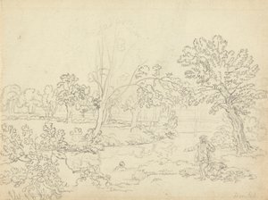Landschaft bei Henstead von Benjamin West
