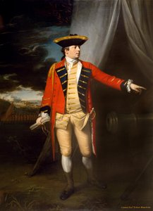 Generalmajor (später Generalleutnant) Der Ehrenwerte Robert Monckton (1726-1782) bei der Einnahme von Martinique, 1762, ca. 1763-64