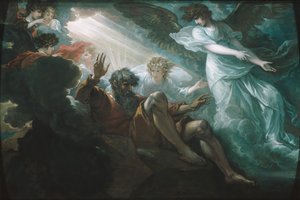 Moses sieht das Gelobte Land, 1801