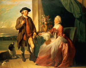Mr. Robert Grafton und Mrs. Mary Partridge Wells Grafton, 1773 von Benjamin West