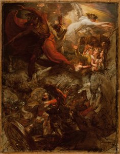 Pharao und sein Heer gehen im Roten Meer unter, 1792 und nach 1800 von Benjamin West