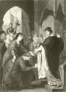 Prinz Johns Unterwerfung unter Richard I. von Benjamin West