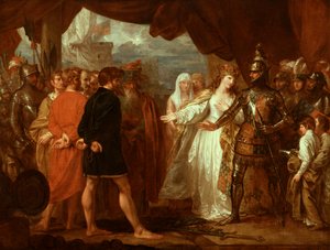 Königin Philippa bittet um das Leben der Bürger von Calais, 1788