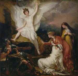 Der Engel des Herrn verkündet die Auferstehung, 1805 von Benjamin West