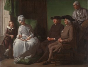 Der Künstler und seine Familie von Benjamin West