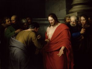 Der Unglaube des heiligen Thomas von Benjamin West